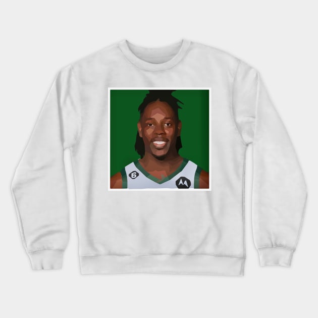 Jrue Holiday Crewneck Sweatshirt by Playful Creatives